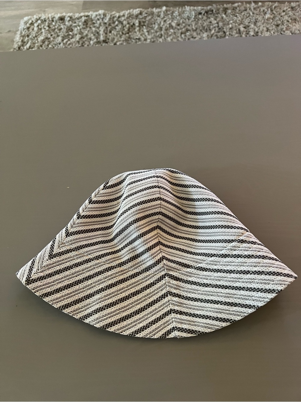 Kangol Striped Bucket Hat in Blue and White